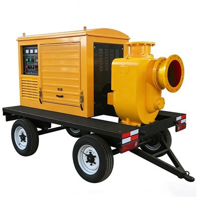 Mobiilne pumbaga sõiduk üleujutuste ennetamiseks ja ärajuhtimiseks